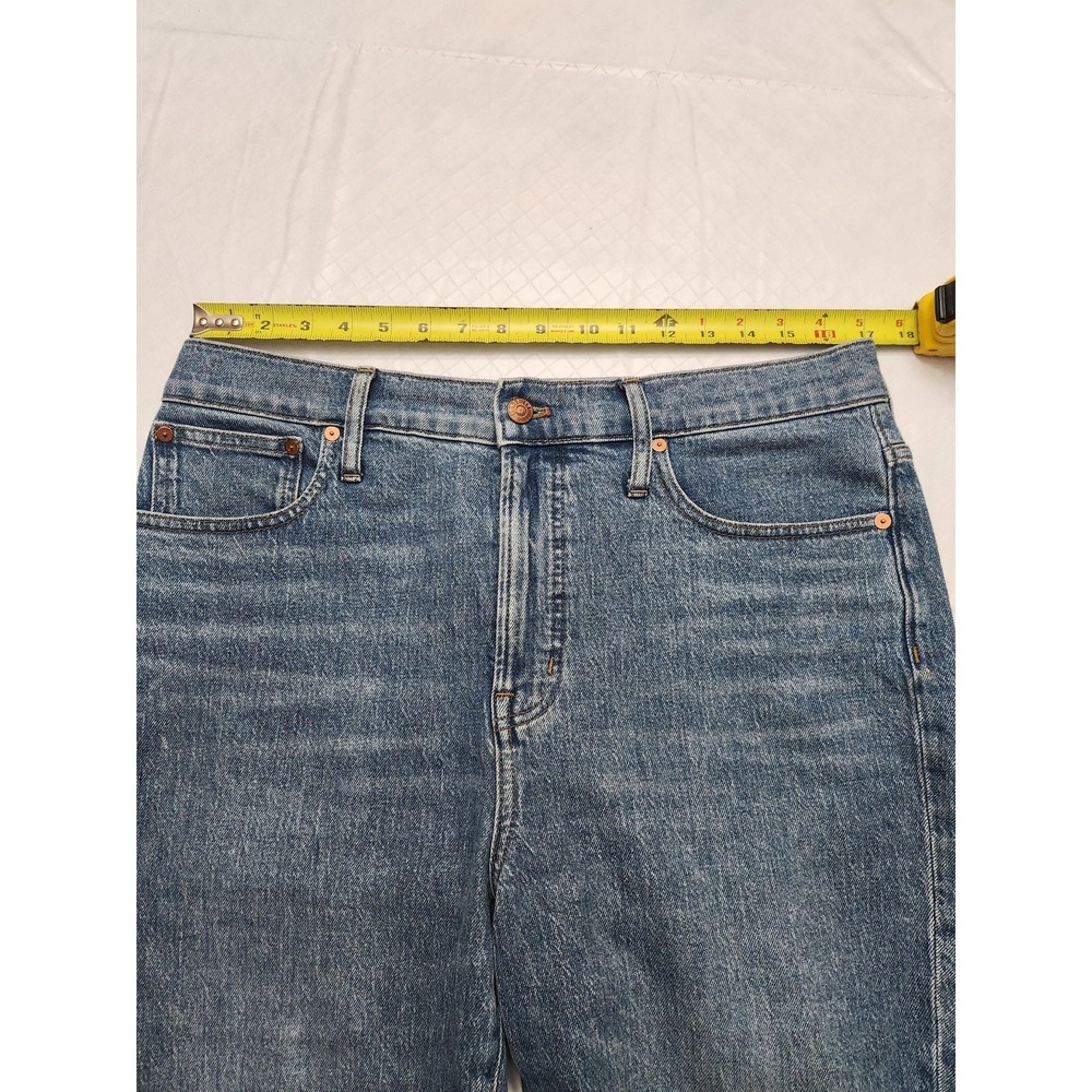 Madewell Jeans Womens 31 Blue The Perfect Vintage High Rise Crop‎ Frayed Hem - Picture 6 of 13